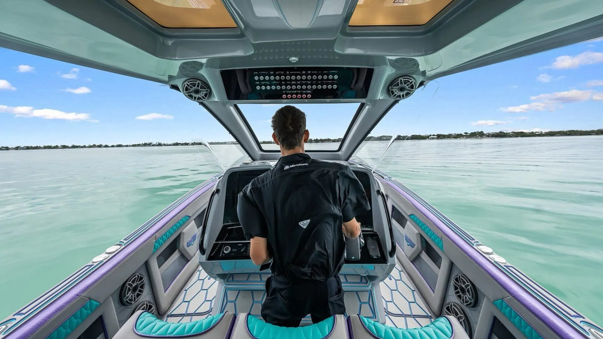 Boat flooring materials compared including EVA foam, vinyl, carpet, rubber and teak