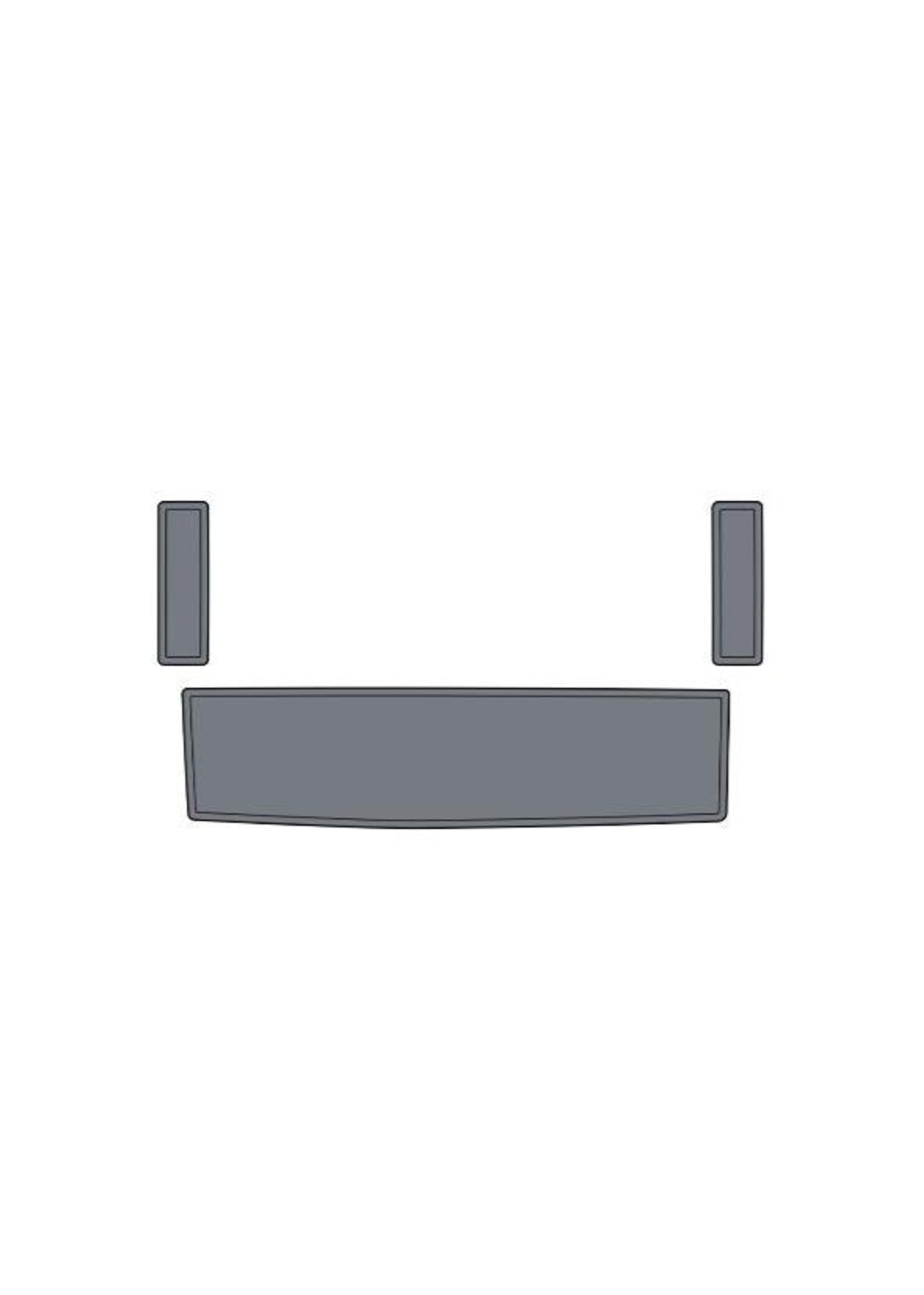 1989 Baja 280 Sport PoseidonDeck custom EVA foam boat flooring layout
