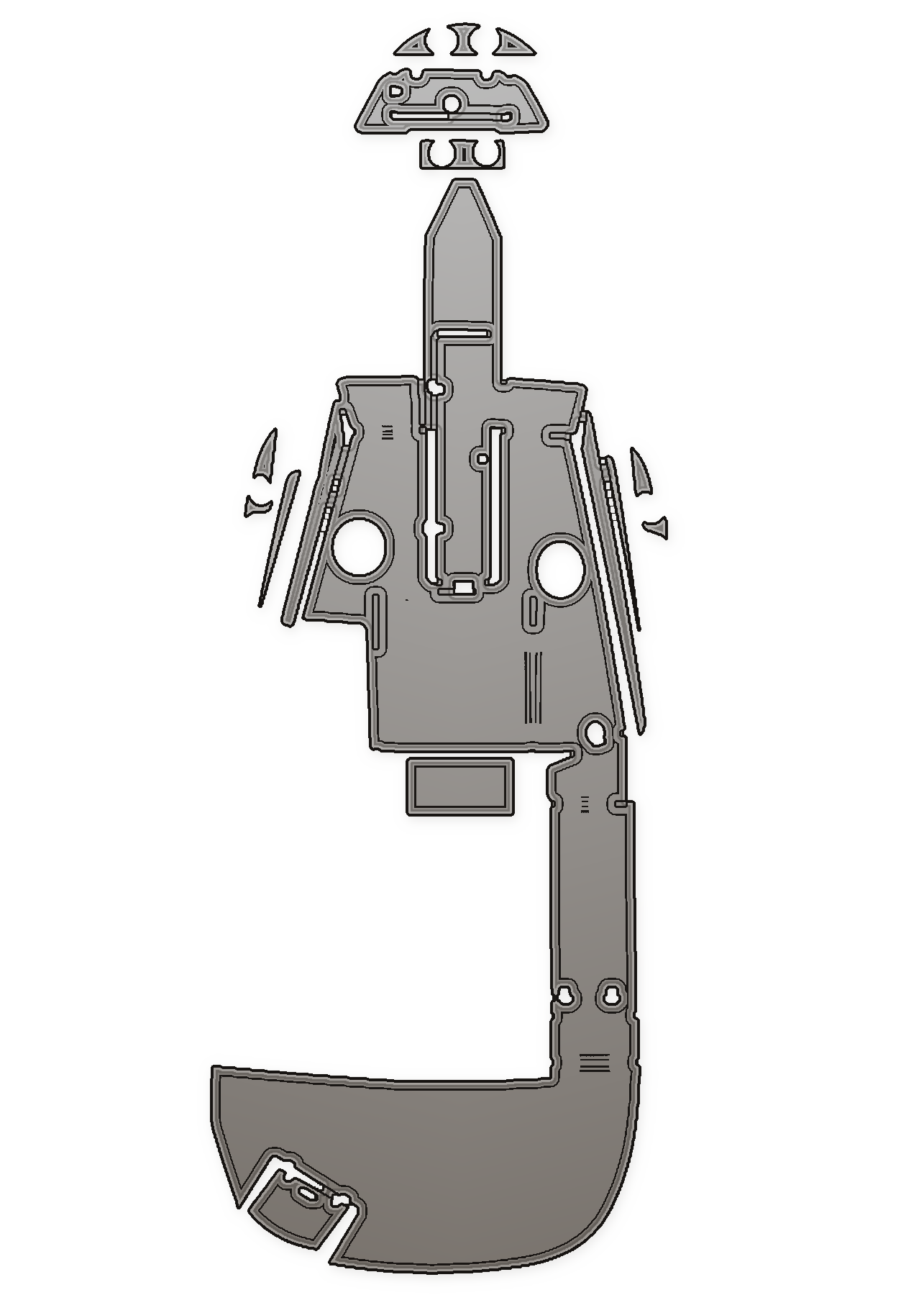 2005-2007 Rinker 192 Custom EVA Foam Boat Flooring — custom EVA foam boat flooring layout