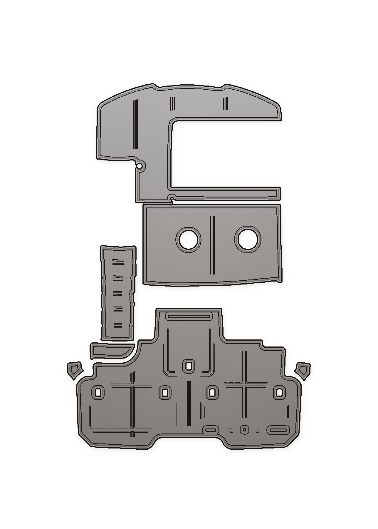 2005-2006 Silverton 38 Convertible Custom EVA Foam Boat Flooring — custom EVA foam boat flooring layout