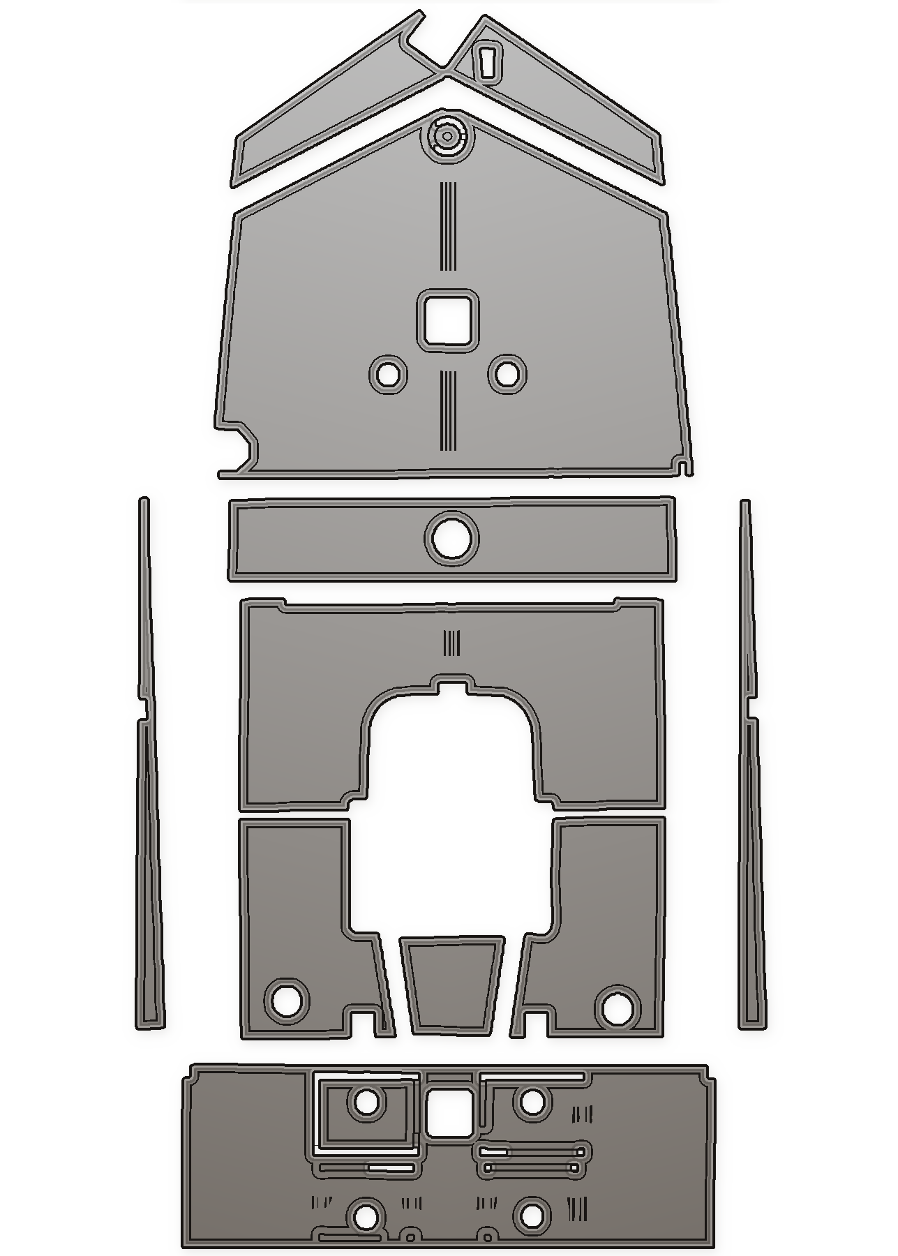 2008 Triton 1870 Bay Sport Custom EVA Foam Boat Flooring — custom EVA foam boat flooring layout