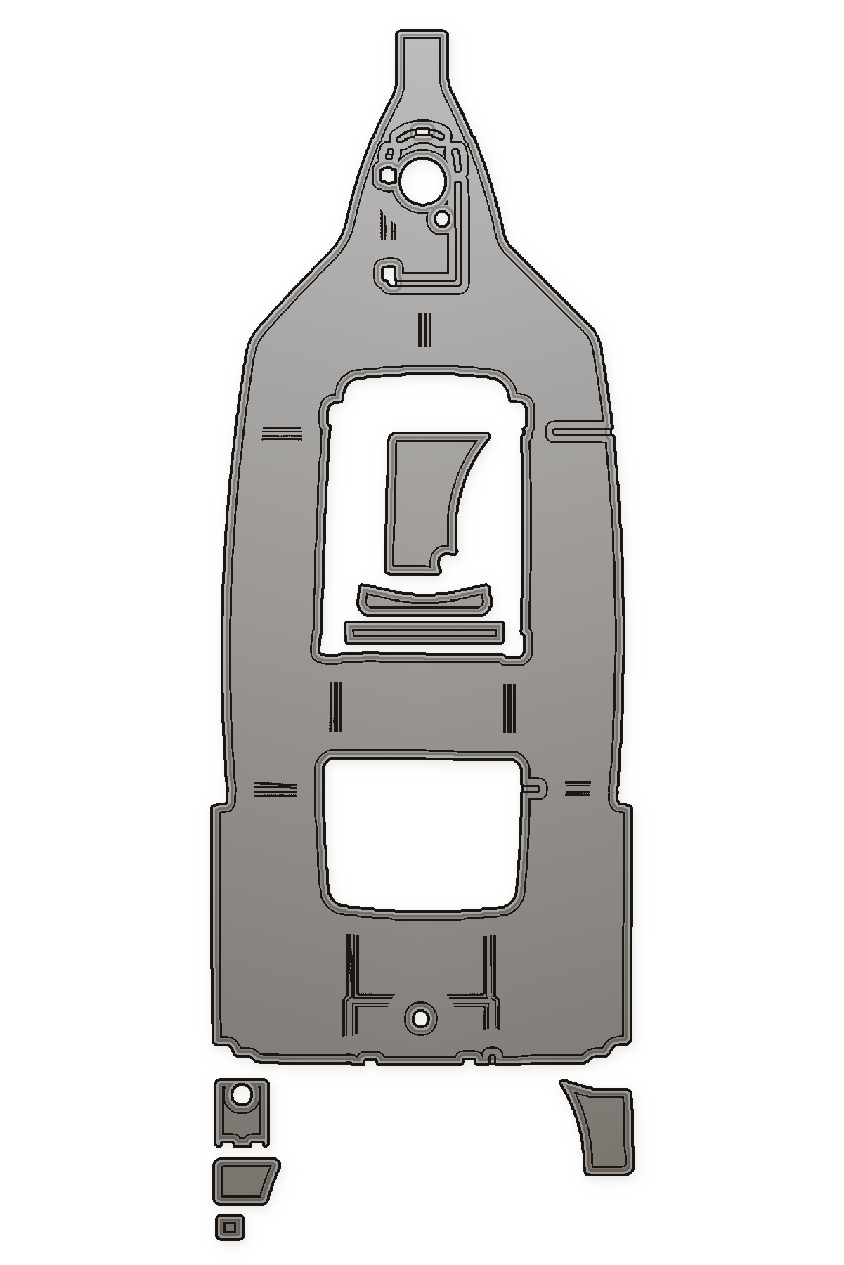2016-2019 Tidewater 280 CC Adventure Custom EVA Foam Boat Flooring — custom EVA foam boat flooring layout