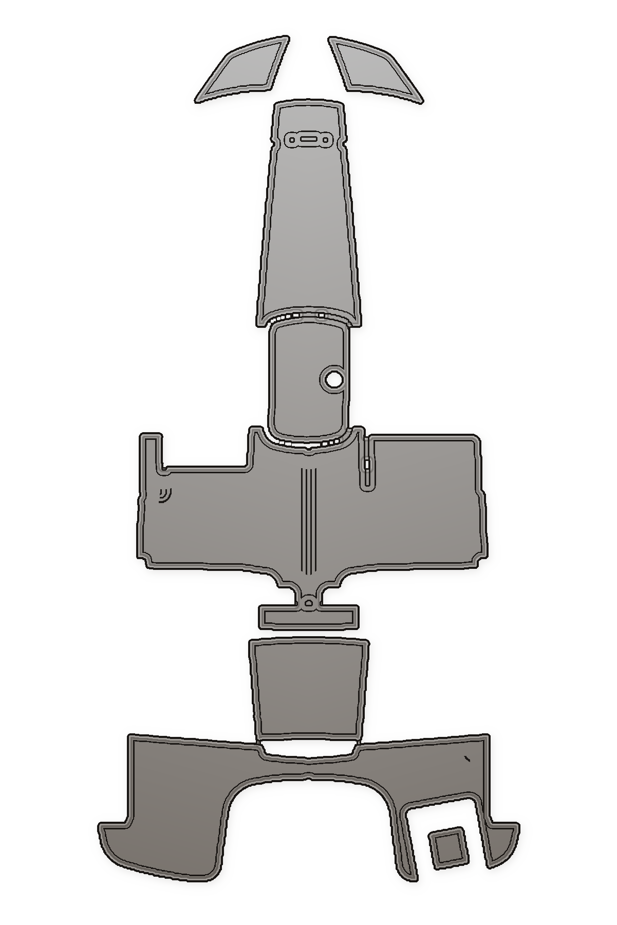 2019-2024 Tahoe T16 Custom EVA Foam Boat Flooring — custom EVA foam boat flooring layout