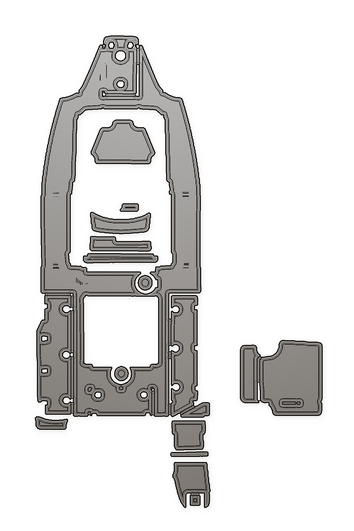 2016-2024 Sea Fox 288 Commander Custom EVA Foam Boat Flooring — custom EVA foam boat flooring layout