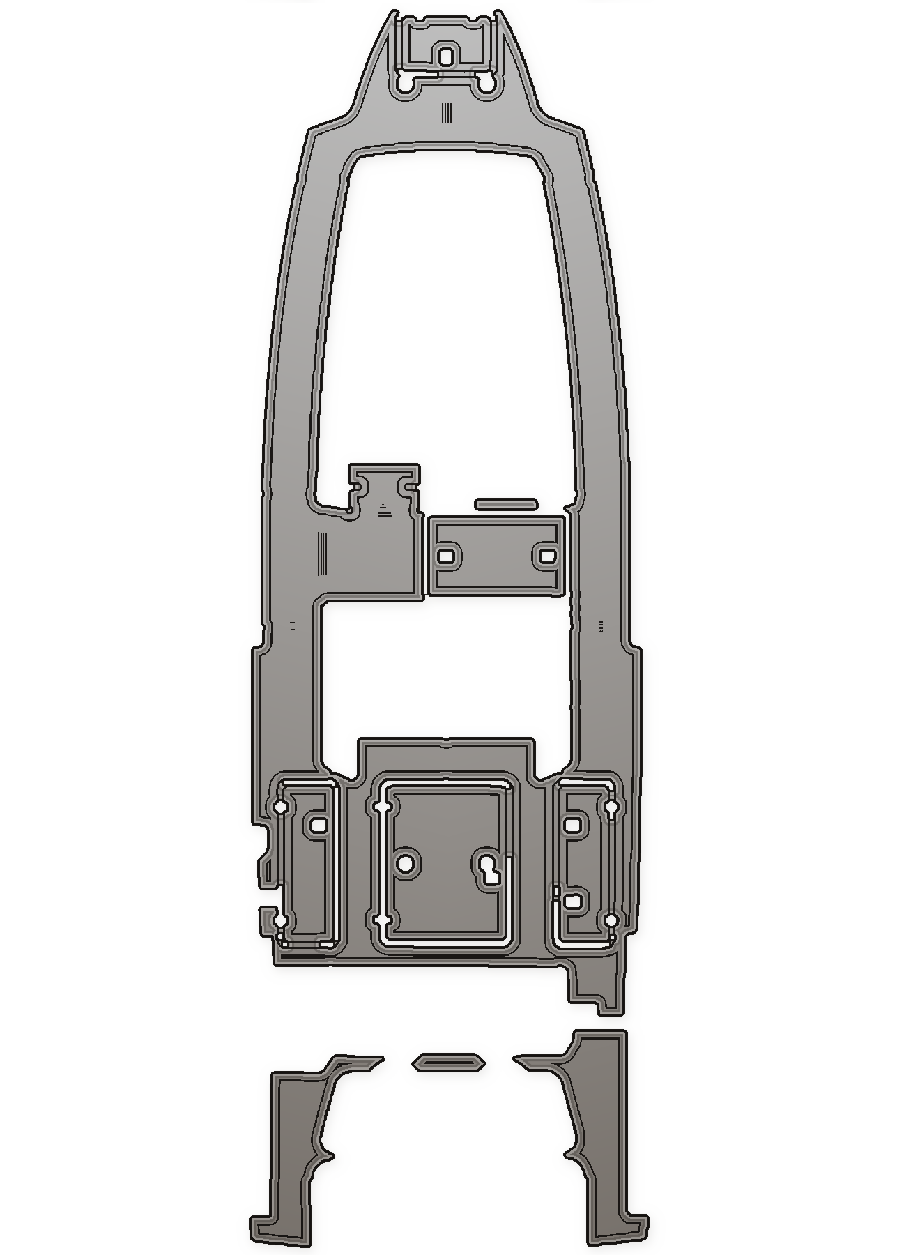 2019-2021 Pursuit 32 Custom EVA Foam Boat Flooring — custom EVA foam boat flooring layout