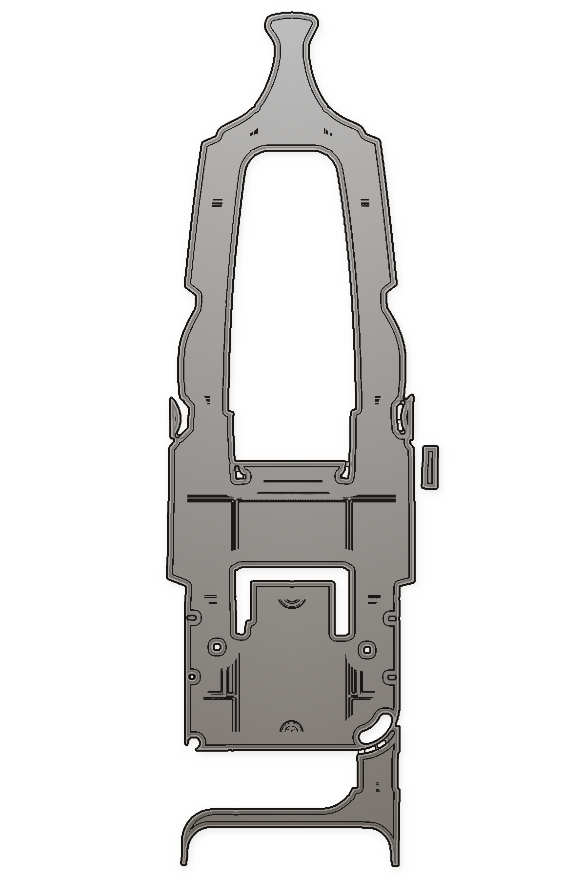 2019-2021 Renegade 33 Open Custom EVA Foam Boat Flooring — custom EVA foam boat flooring layout