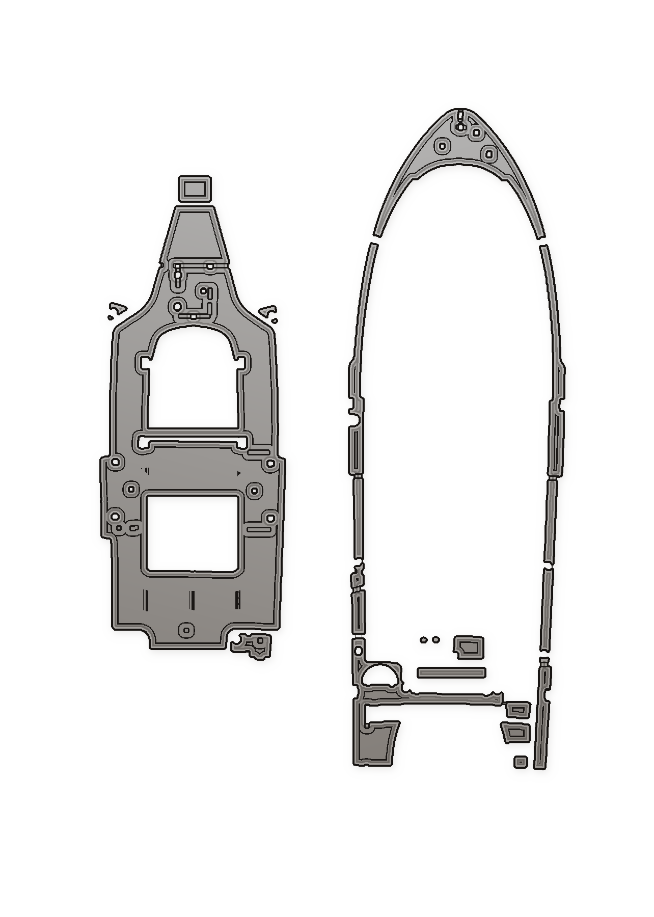 2019-2021 Sportsman 282 Custom EVA Foam Boat Flooring — custom EVA foam boat flooring layout