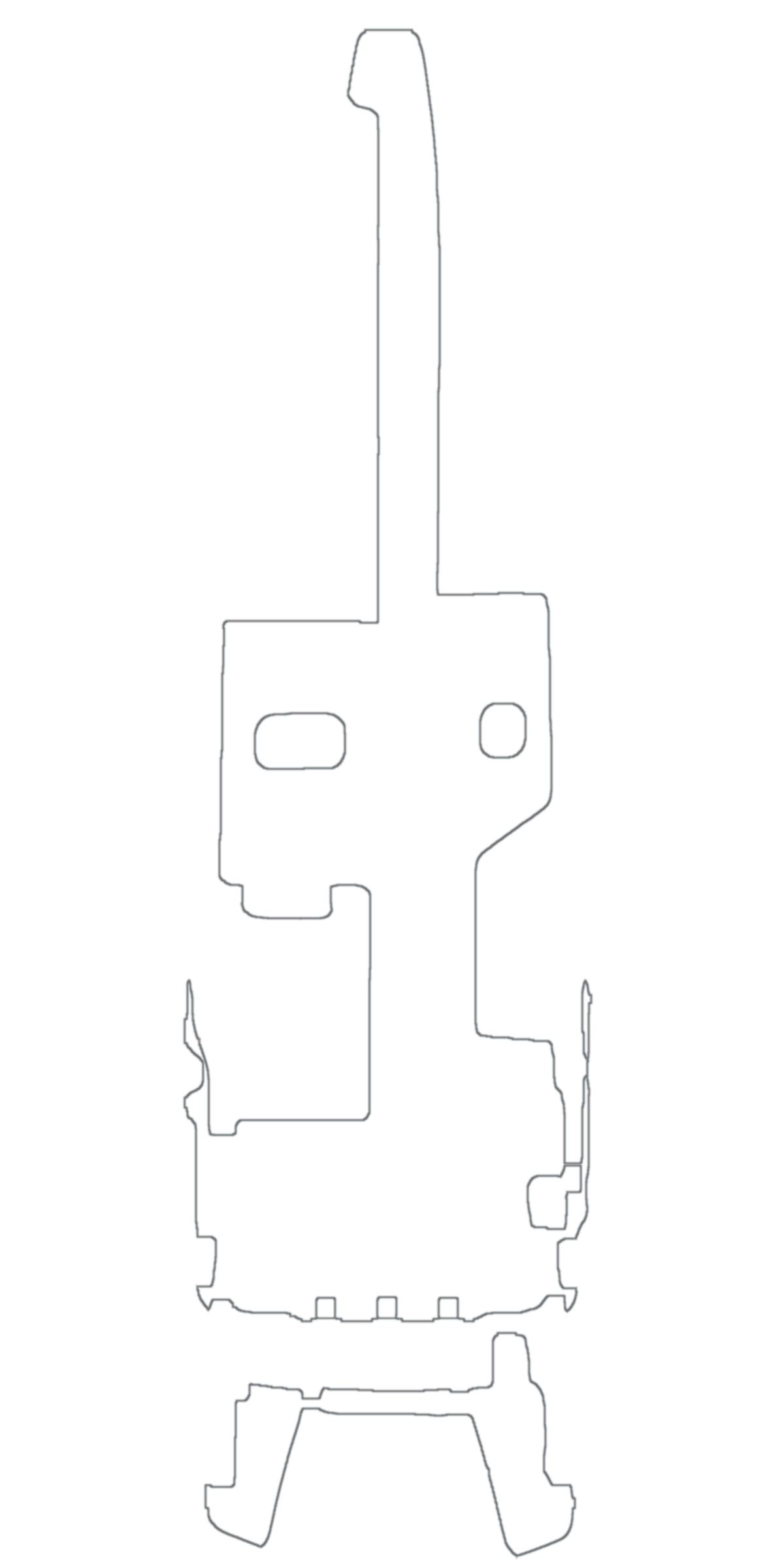 Boston Whaler 32 Vantage clean inset border design