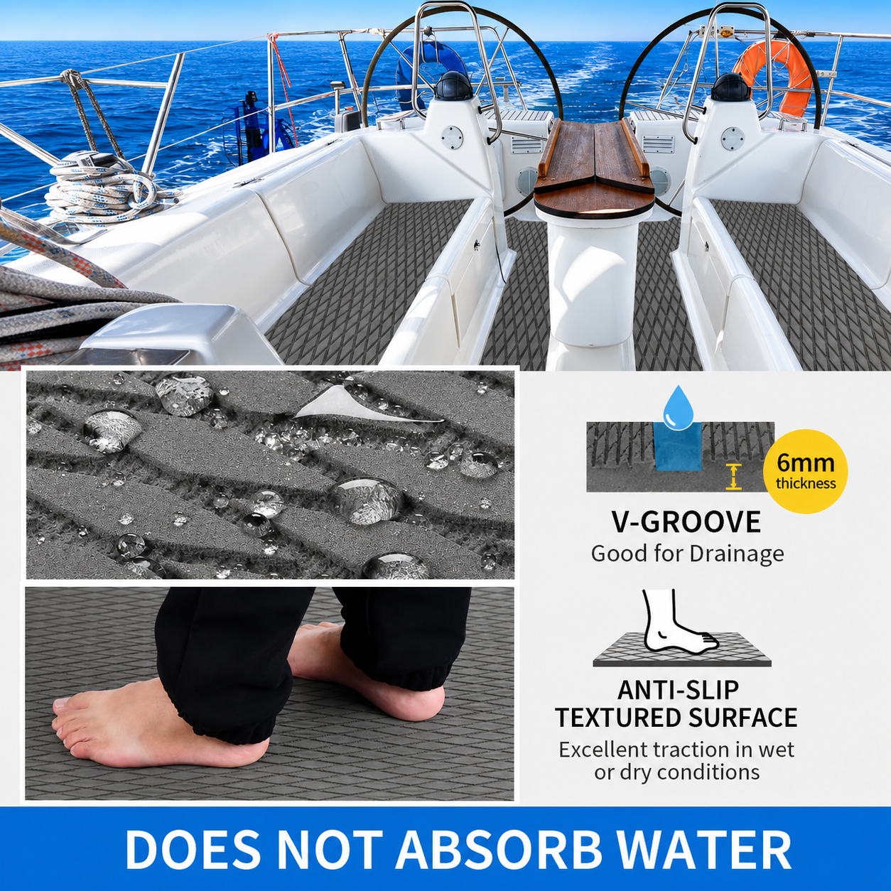 Camo Diamond EVA Foam Boat Flooring