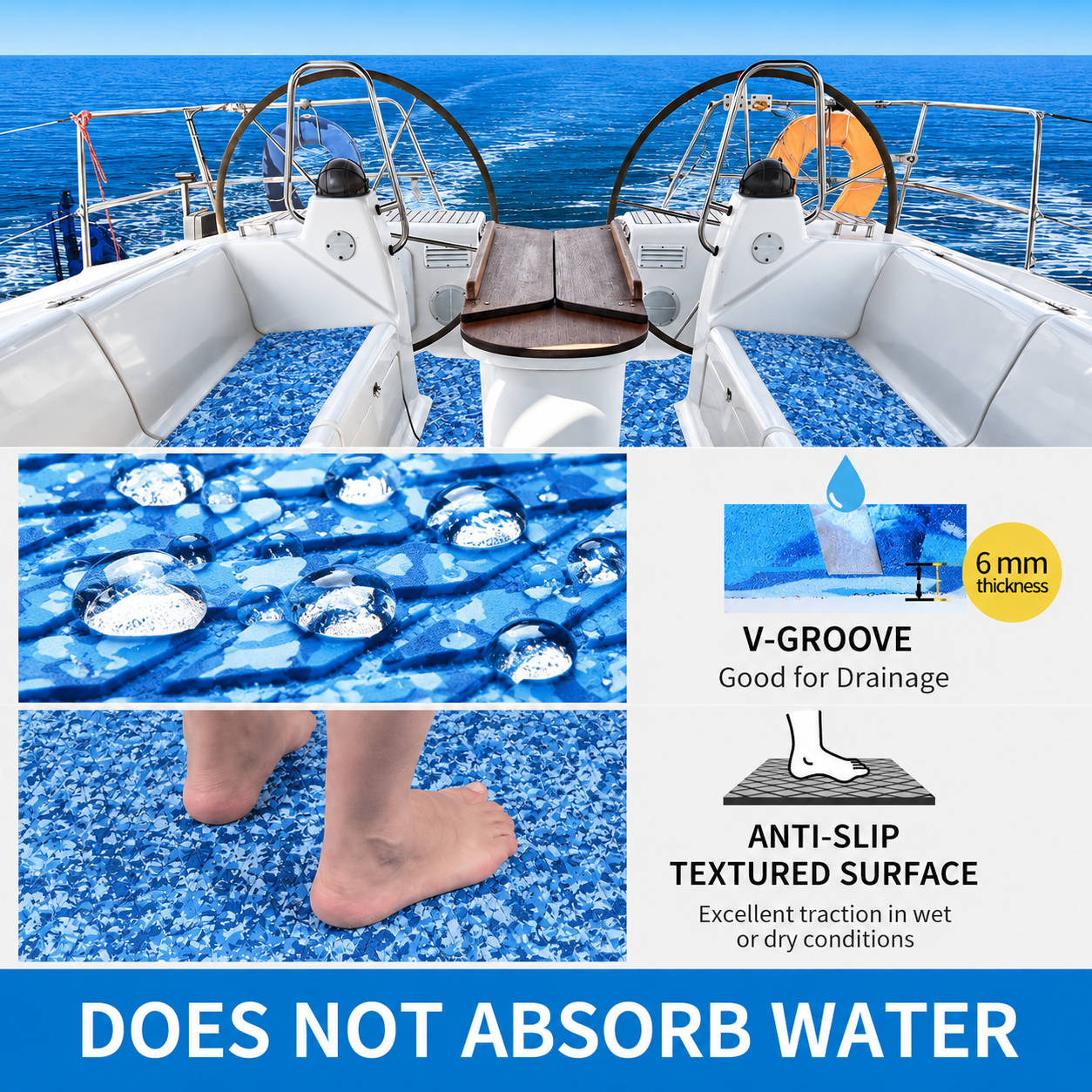 Camo Diamond EVA Foam Boat Flooring