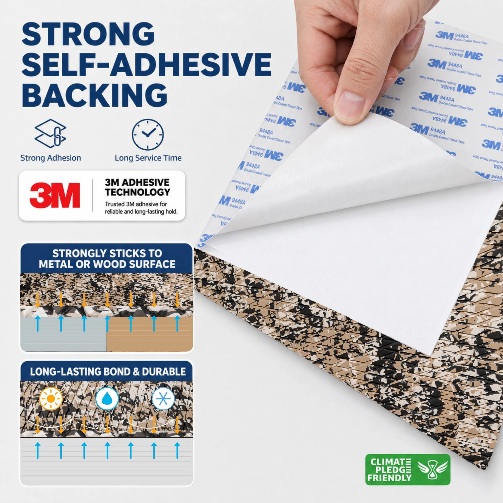 PoseidonDeck beach camo diamond EVA foam boat flooring for fishing boats and marine deck mats #color_beach-camo