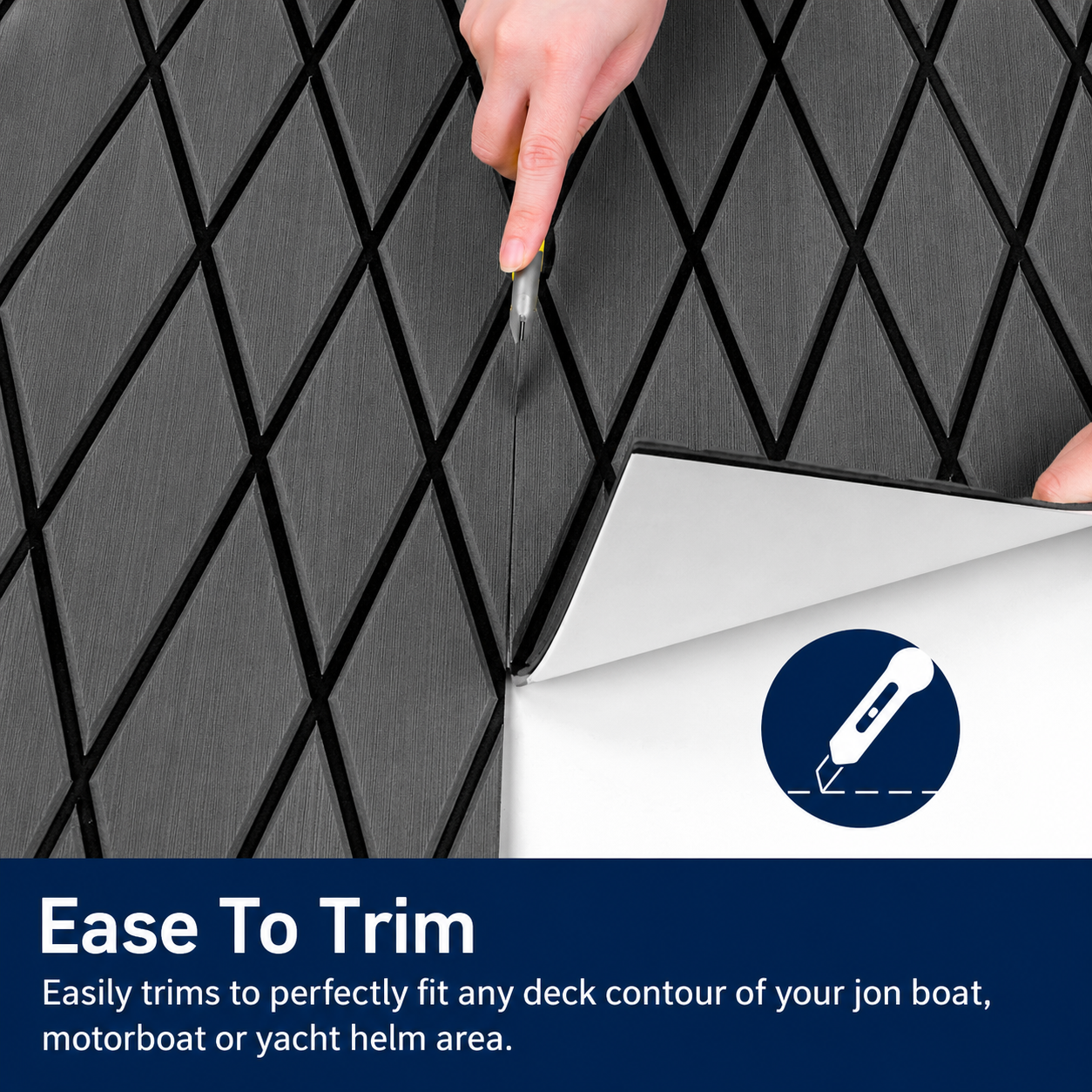 PoseidonDeck Diamond EVA Foam Boat Flooring