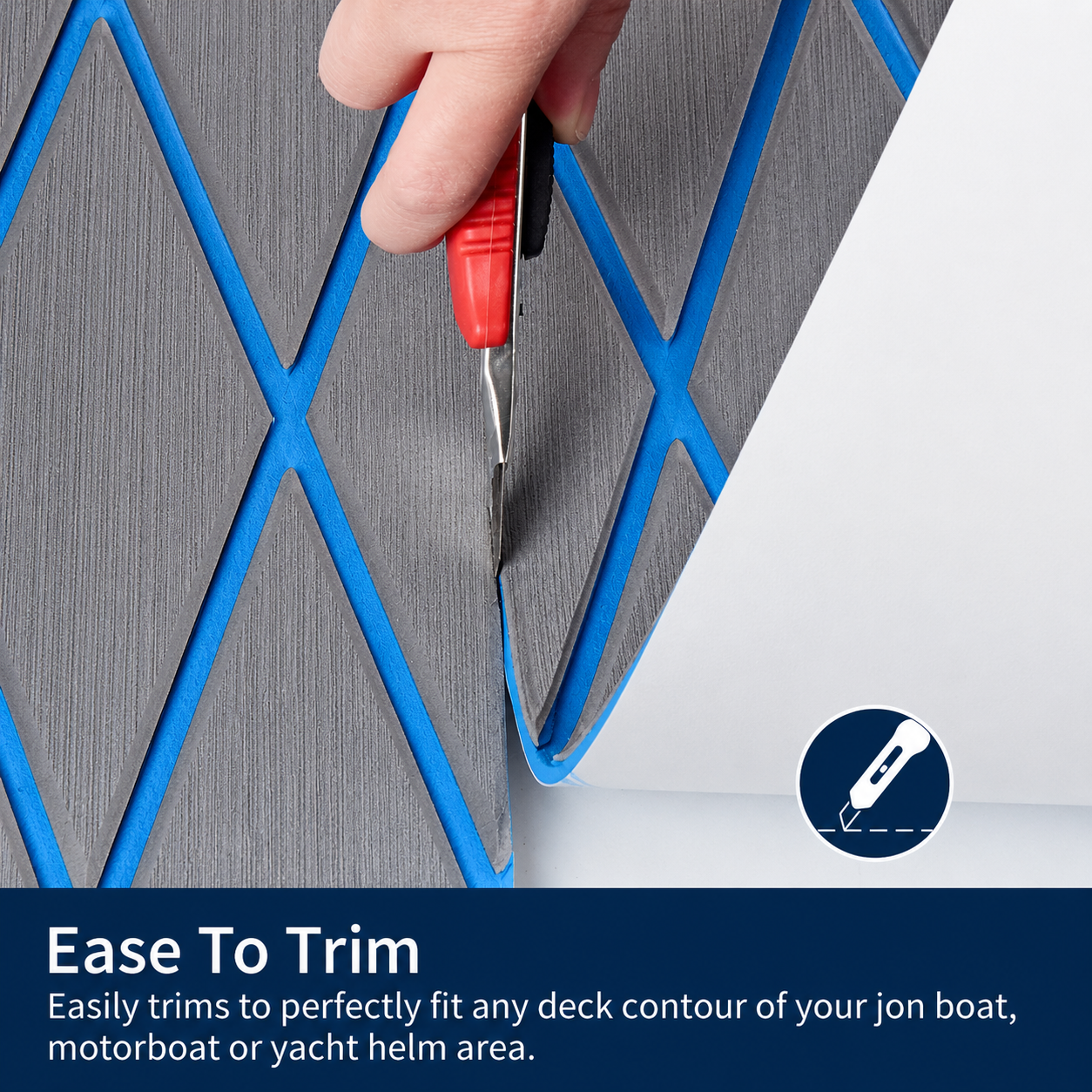 PoseidonDeck Diamond EVA Foam Boat Flooring