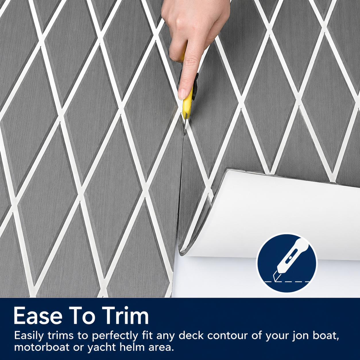 PoseidonDeck Diamond EVA Foam Boat Flooring