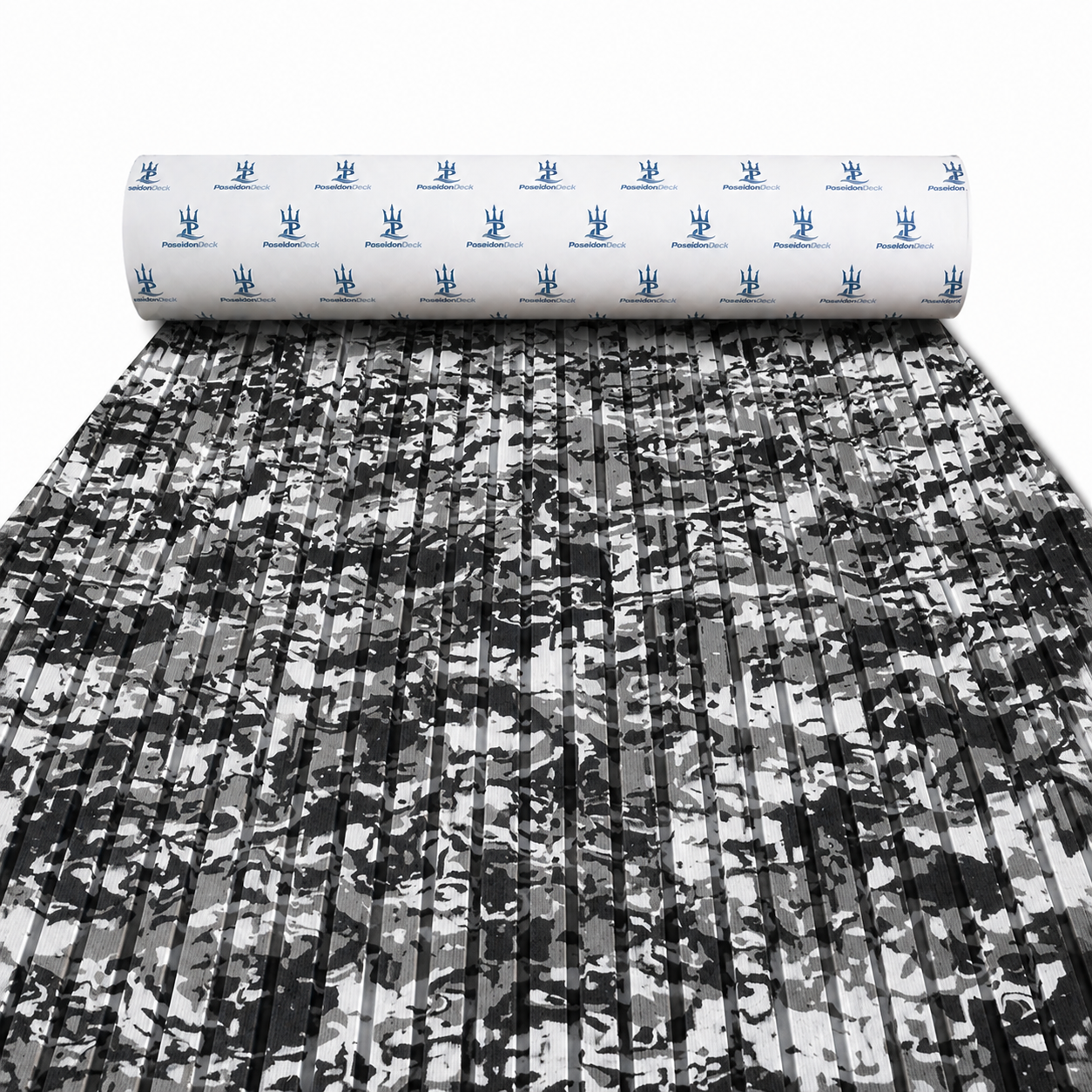 Snow camo EVA boat flooring 94.5x15.7 adhesive backing for marine deck flooring