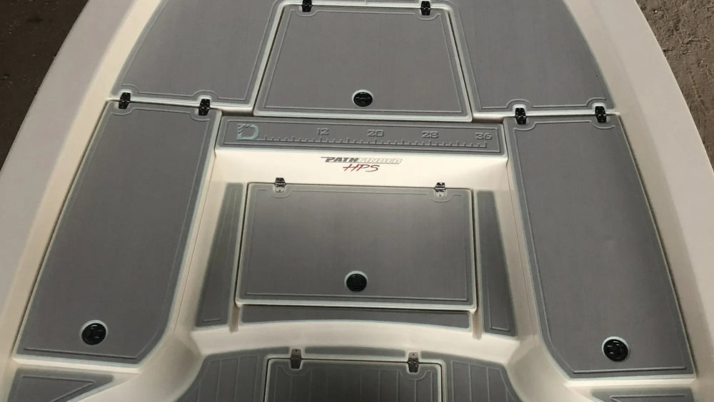 EVA foam boat decking samples used to explain firmness, density, thickness and hardness