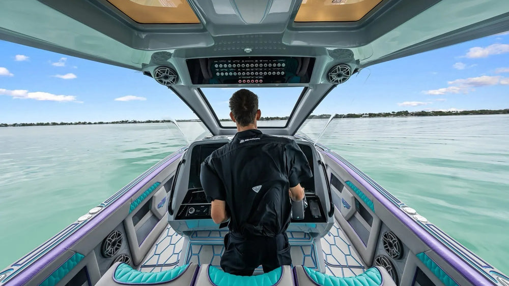 Boat flooring materials compared including EVA foam, vinyl, carpet, rubber and teak