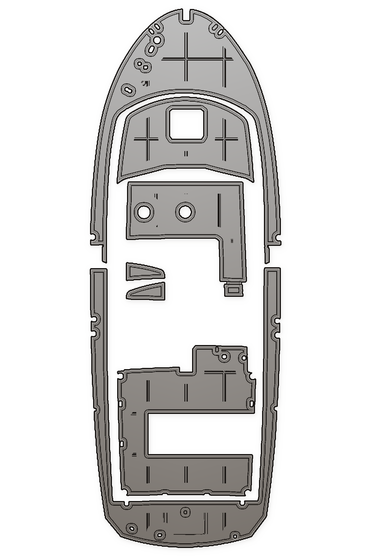 1976 Hatteras 42 Custom EVA Foam Boat Flooring