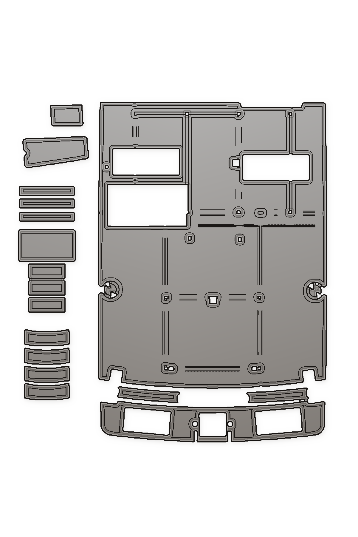 1983-1984 Tiara Yachts 3100 Open (1983 Fitment 748-100) Custom EVA Foam Boat Flooring