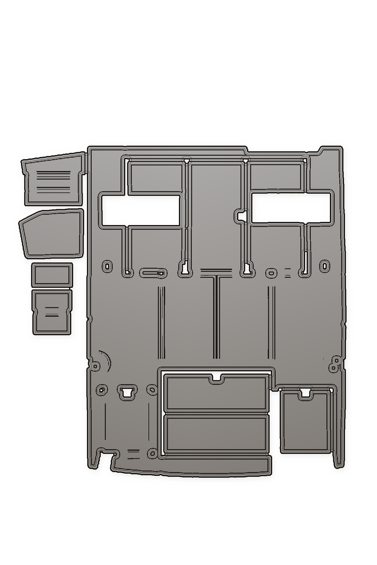 1983-1984 Tiara Yachts 3100 Open (1984 Fitment 748-101) Custom EVA Foam Boat Flooring