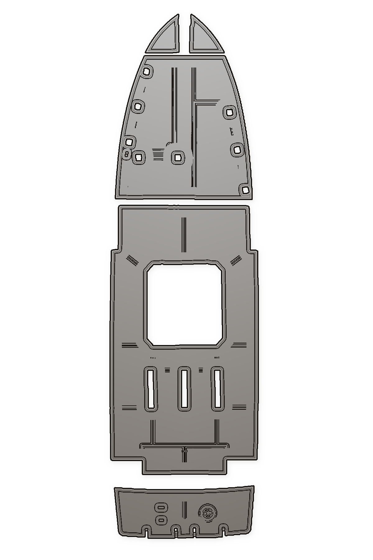 1985 Robalo 28 Custom EVA Foam Boat Flooring