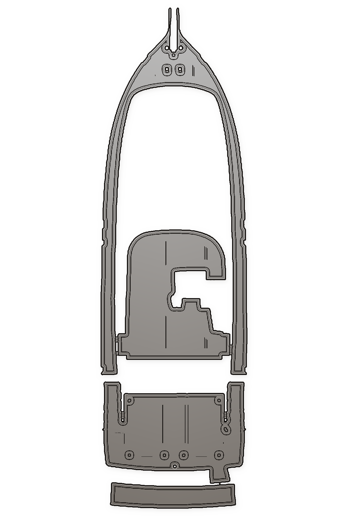 1989 Cruisers Yachts 39 Custom EVA Foam Boat Flooring