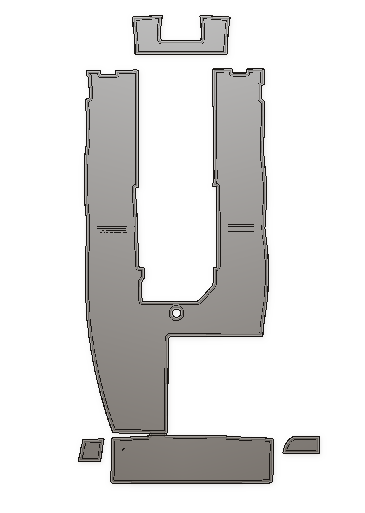 1989-1990 MasterCraft Prostar 190 (1990 Fitment 654-104) Custom EVA Foam Boat Flooring