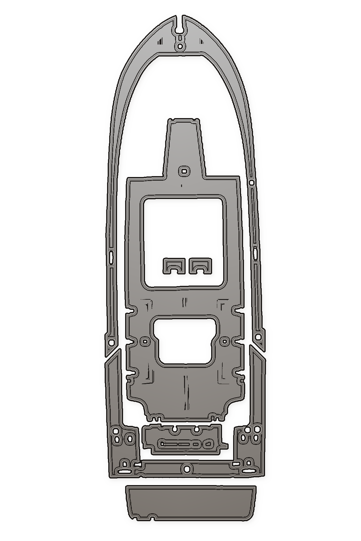 1993 Mako 27 Custom EVA Foam Boat Flooring