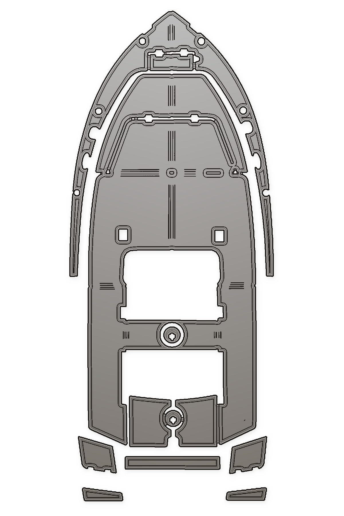 1994 Wahoo 18cc Custom EVA Foam Boat Flooring