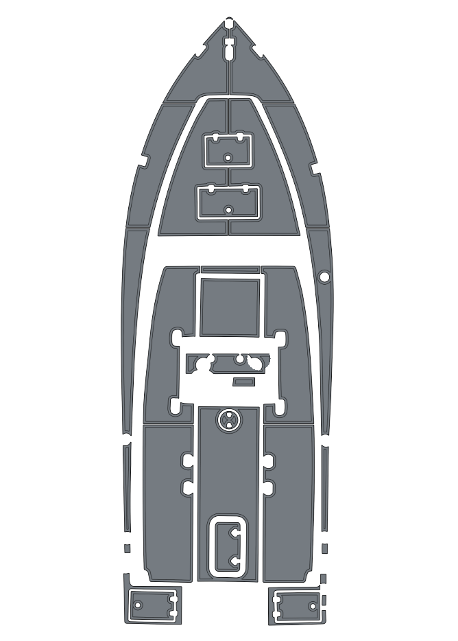 1998 Angler 180 Custom EVA Foam Boat Flooring