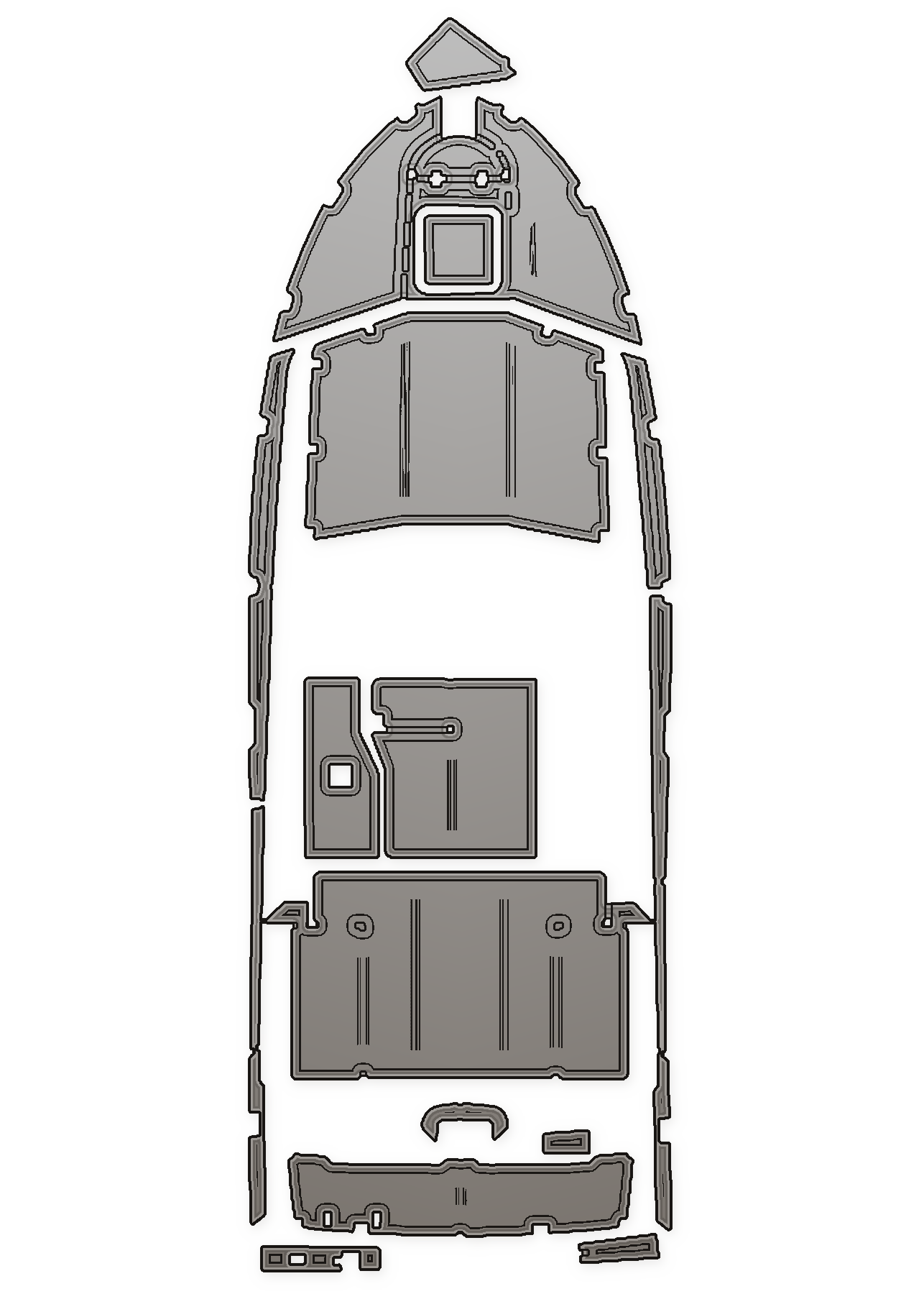 1998 Bayliner 2859 Ciera Express Custom EVA Foam Boat Flooring