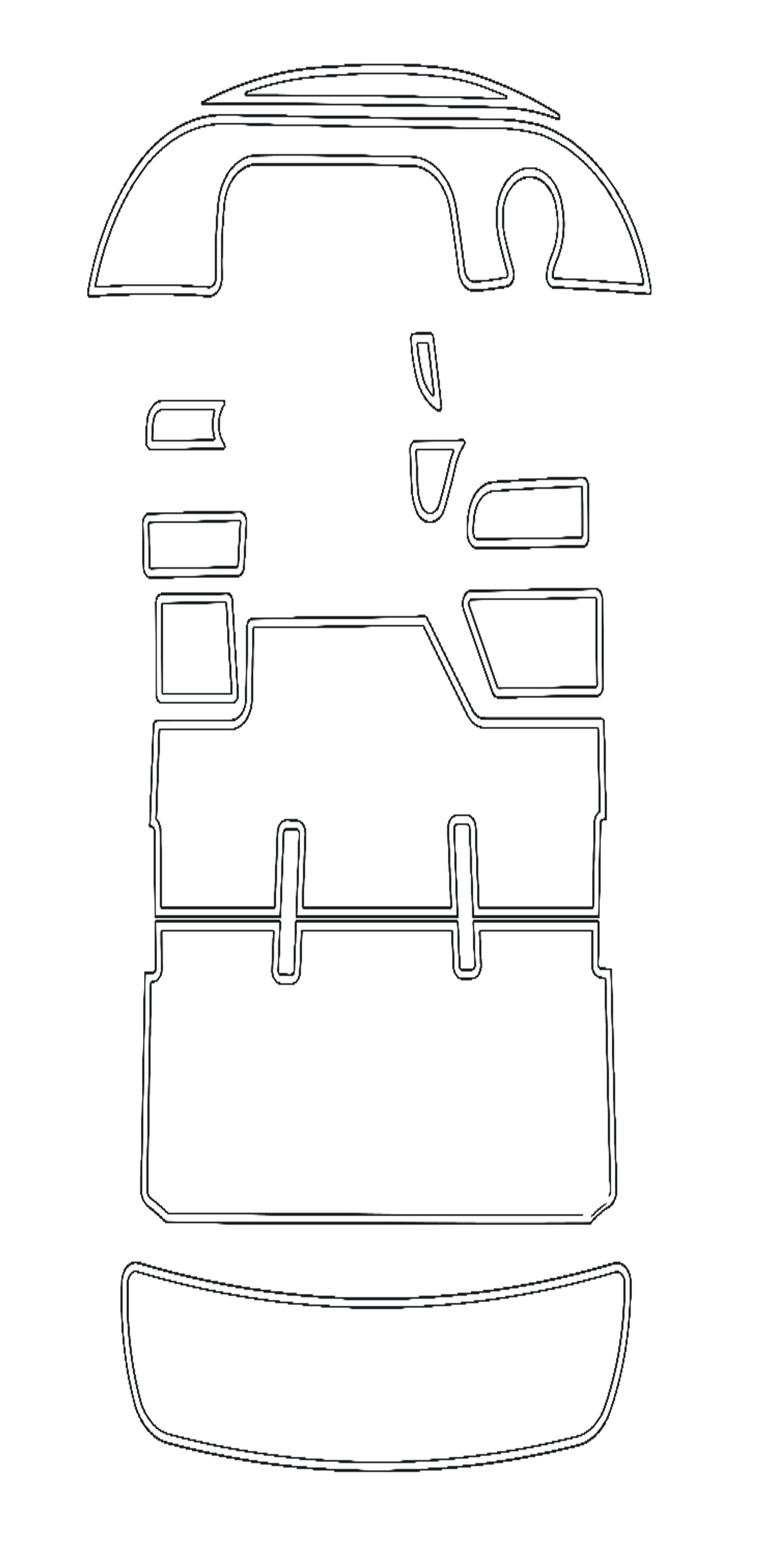 1997-1999 Baja 272 Boss (1999 Fitment 603-112) Custom EVA Foam Boat Flooring
