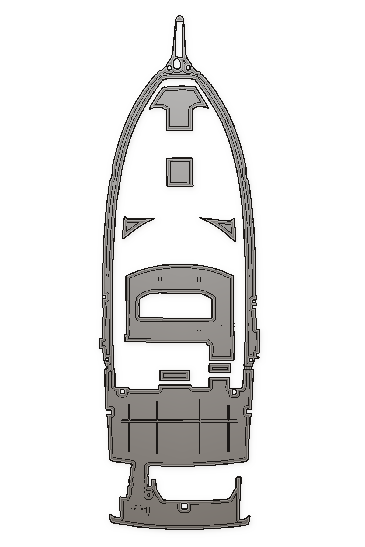 1999 Carver 356 Custom EVA Foam Boat Flooring