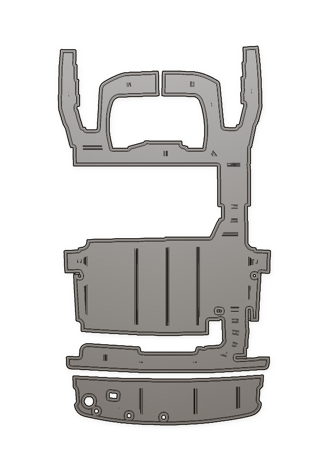1999 Silverton 392 Sidewalk Custom EVA Foam Boat Flooring