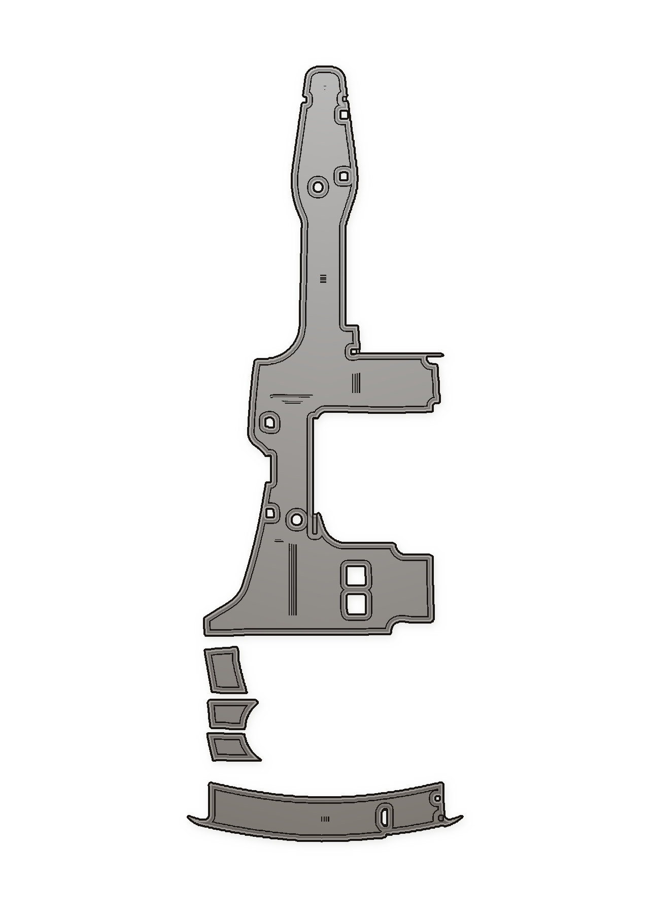 2000-2001 Chaparral 285 SSi (2000 Fitment 528-166) Custom EVA Foam Boat Flooring