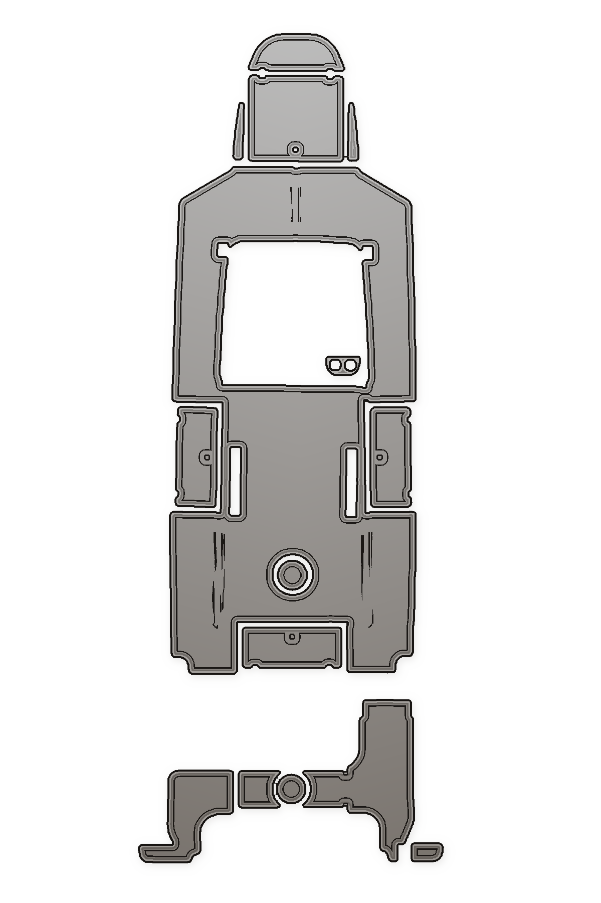 2000-2001 Mako 252 (2000 Fitment 587-133) Custom EVA Foam Boat Flooring