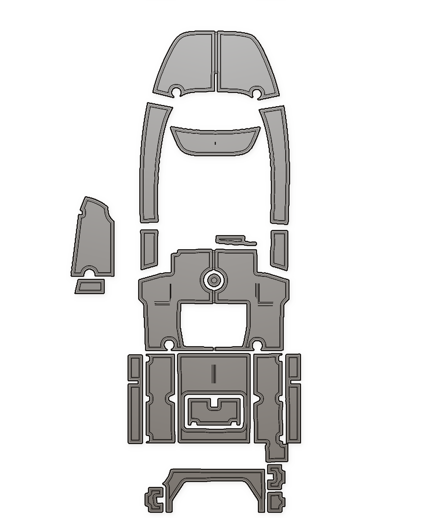 2001 Boston Whaler 280 Outrage Custom EVA Foam Boat Flooring