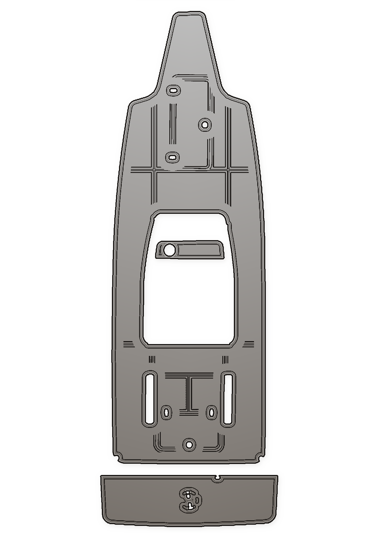1996 Concept 27 CC Custom EVA Foam Boat Flooring