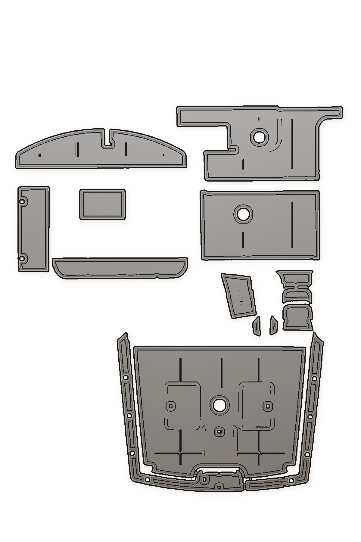2001 Ocean Yacht Custom EVA Foam Boat Flooring
