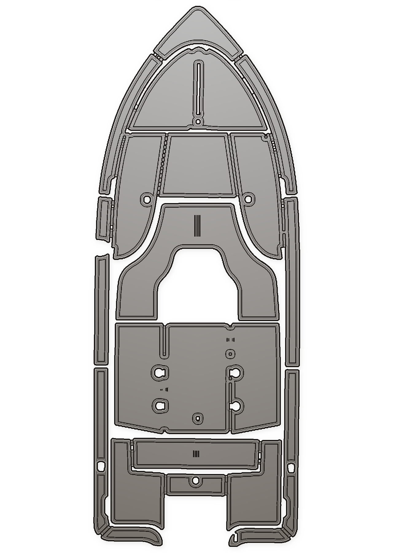 2001 Ranger 2180 Bay Custom EVA Foam Boat Flooring