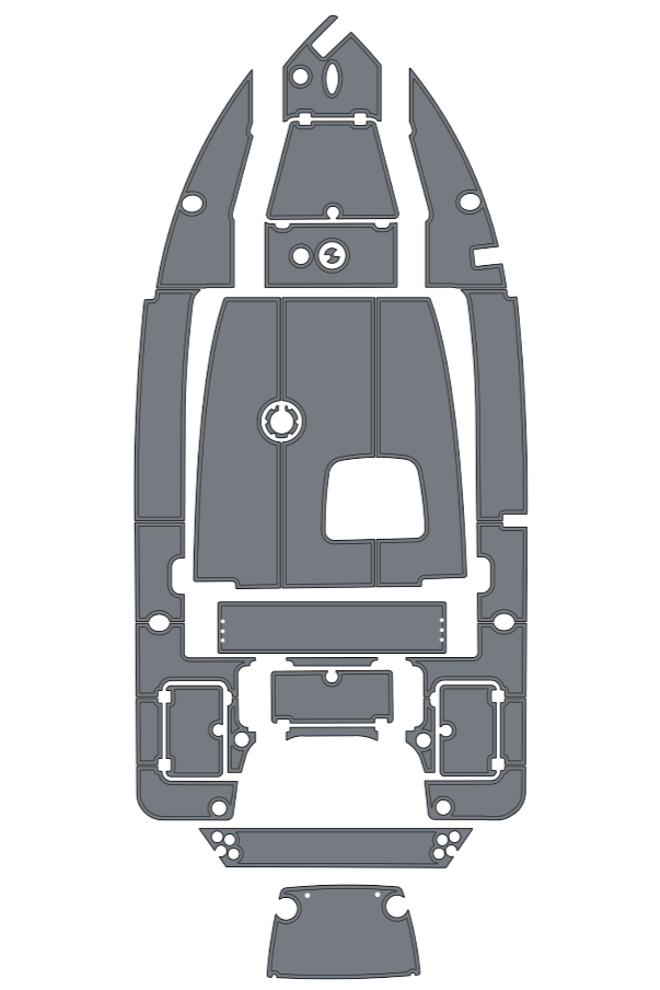 2002 Action Craft 18 Custom EVA Foam Boat Flooring