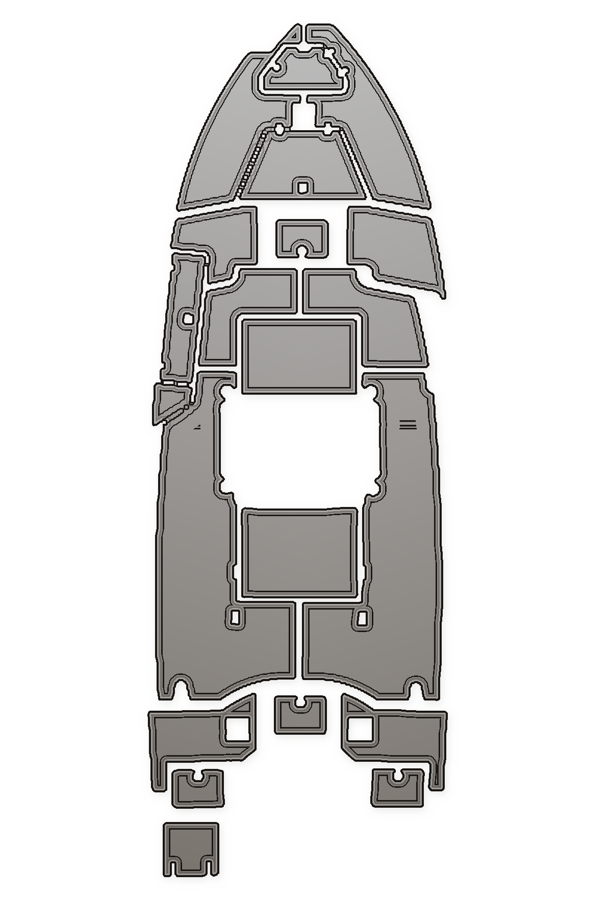 2002 Key West BR Custom EVA Foam Boat Flooring