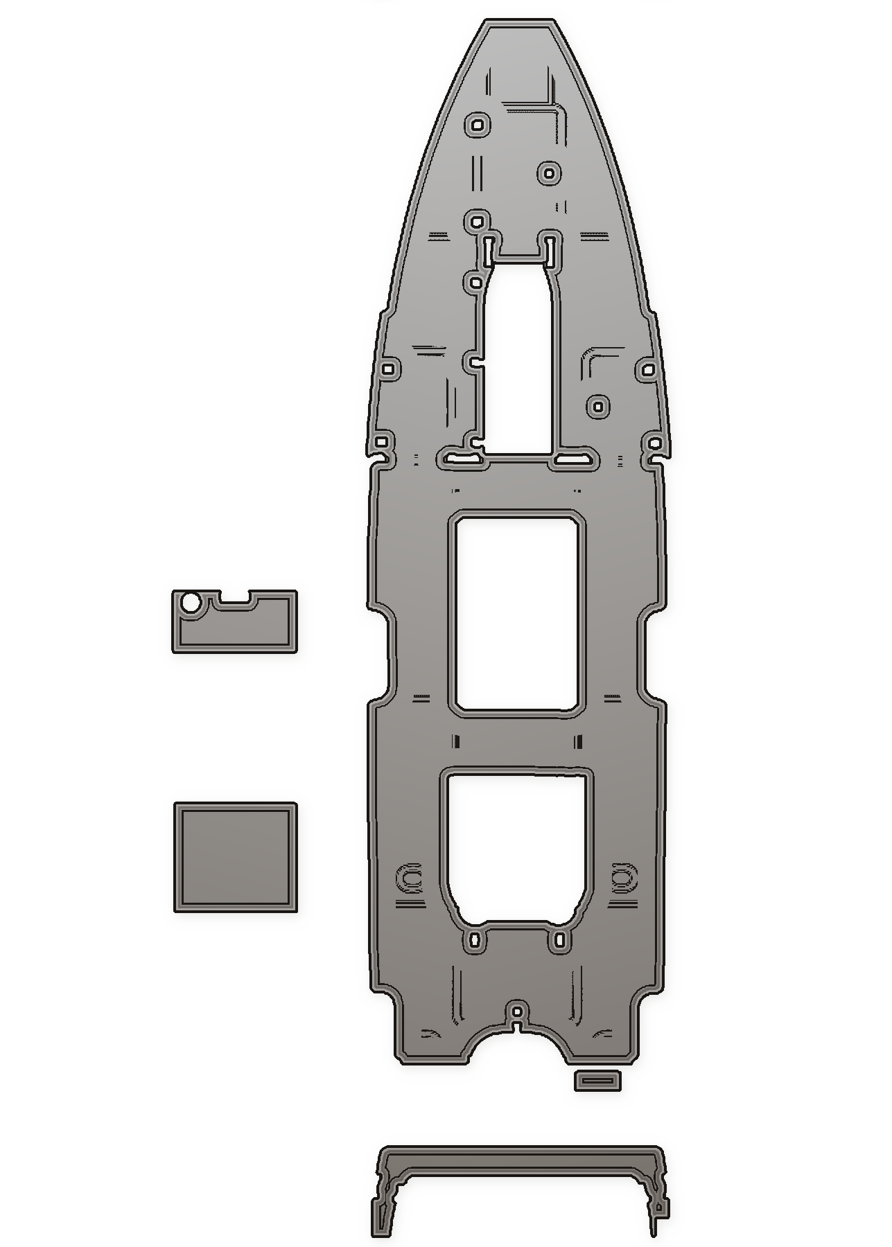 2002 Yellowfin 36 Custom EVA Foam Boat Flooring