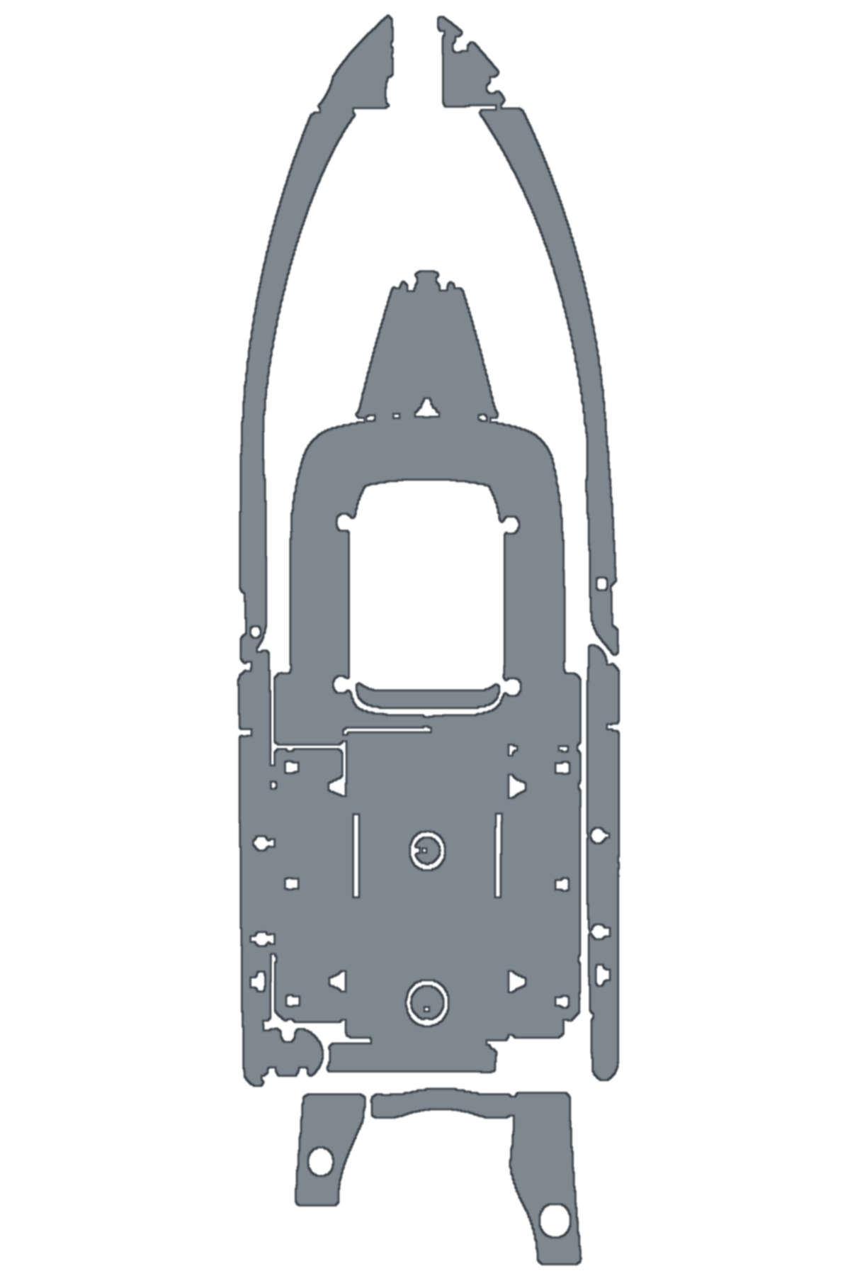 2003-2004 Boston Whaler 270 Outrage Aangepaste EVA Schuim Boot Vloer
