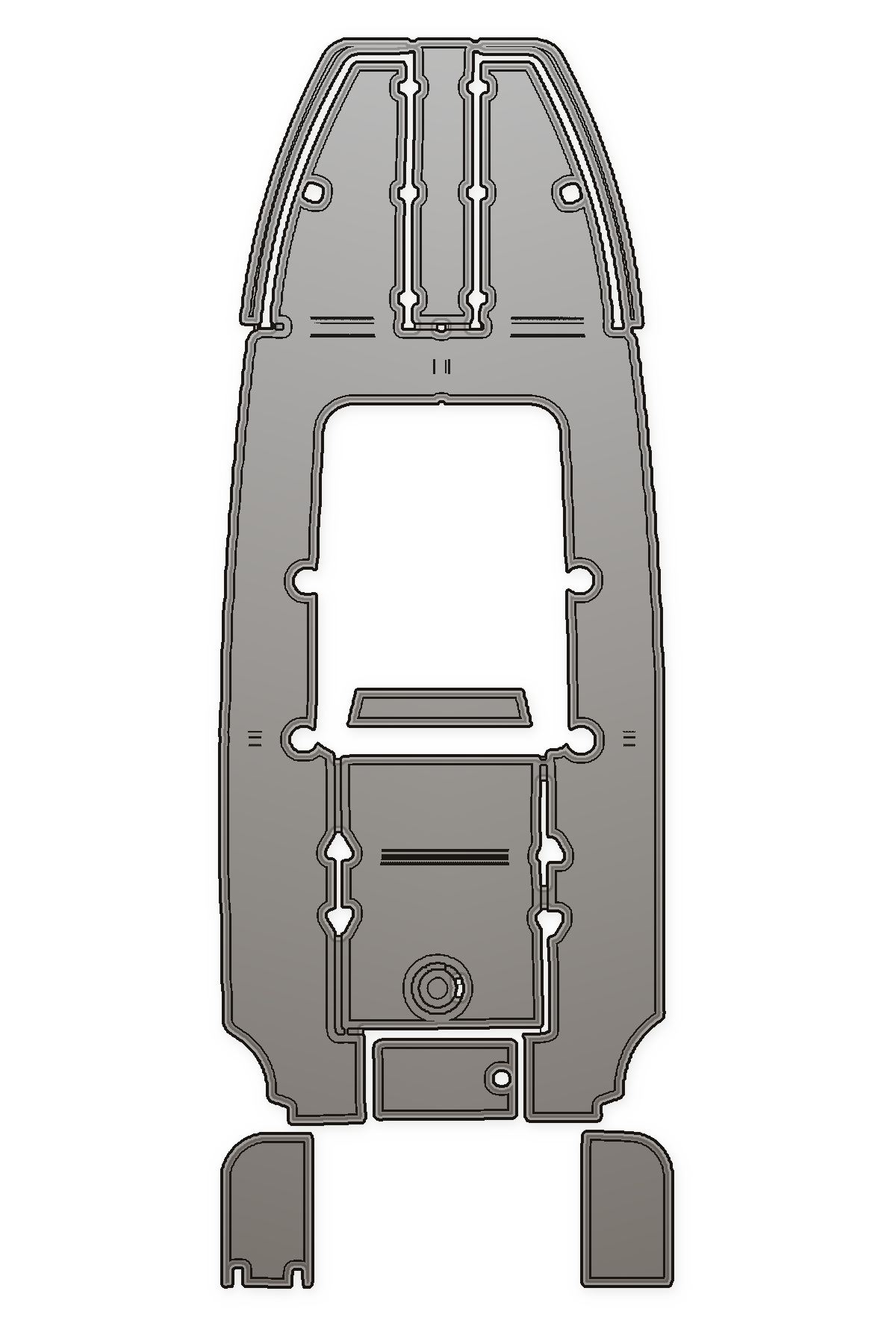 2003 Century 2300 Custom EVA Foam Boat Flooring