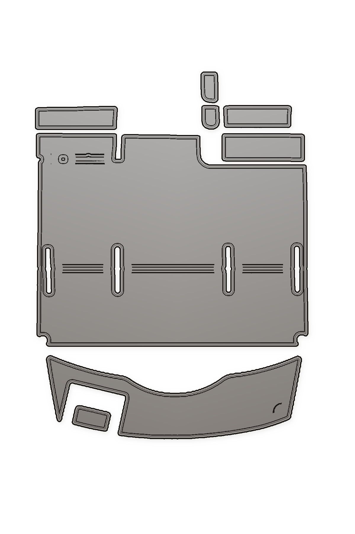 2003 Rinker 262 Custom EVA Foam Boat Flooring