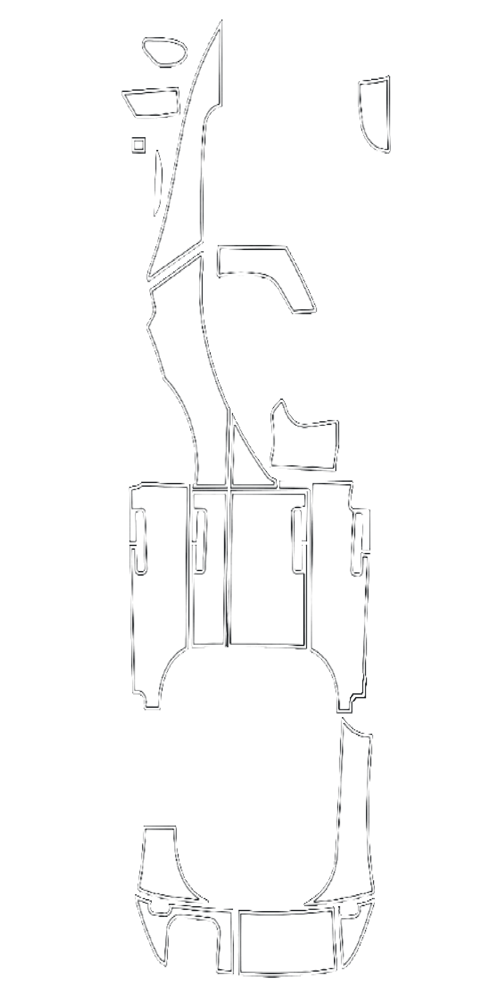 2005-2008 Baja 242 Islander Custom EVA Foam Boat Flooring