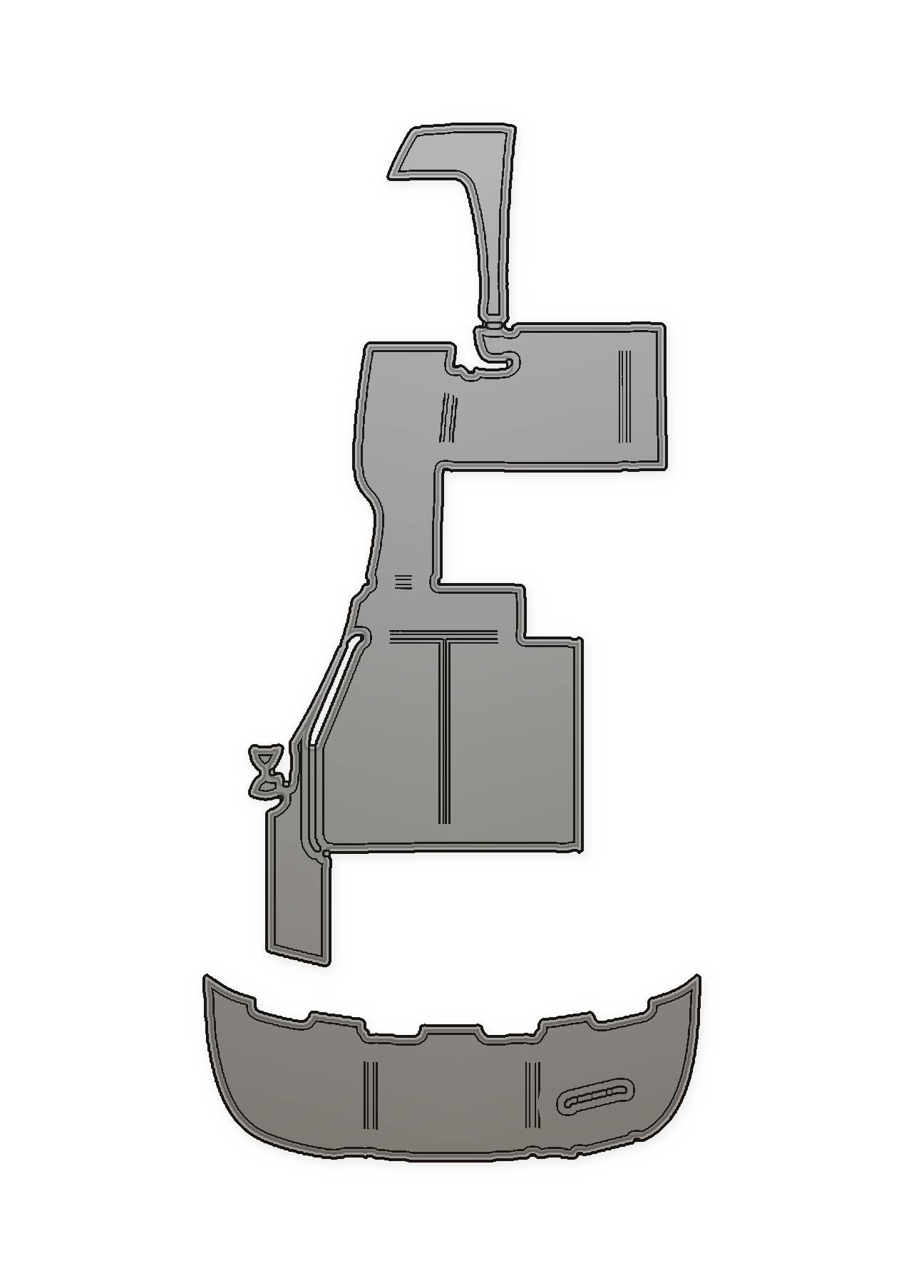2004-2005 Chaparral 310 Signature (2004 Fitment 528-112) Custom EVA Foam Boat Flooring