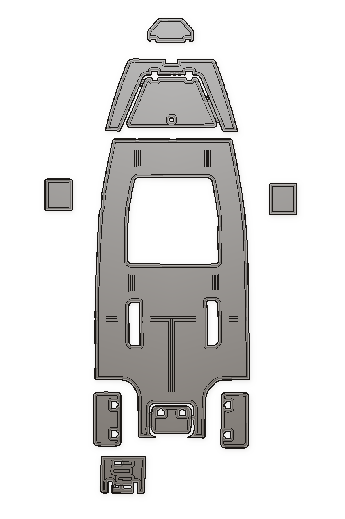 2004 Cobia 174 CC Custom EVA Foam Boat Flooring