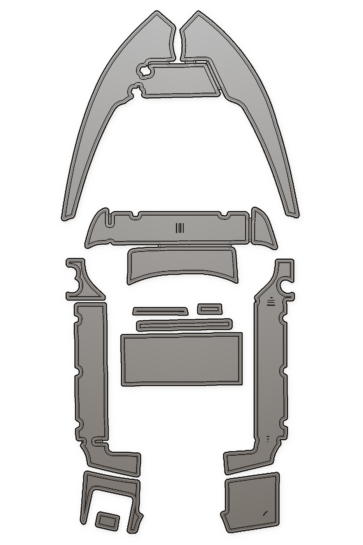 2004 Scout 235 Sportfish Custom EVA Foam Boat Flooring